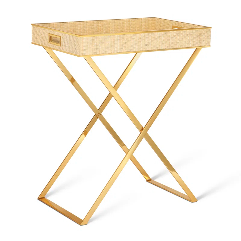 AERIN Colette Cane Butler Tray