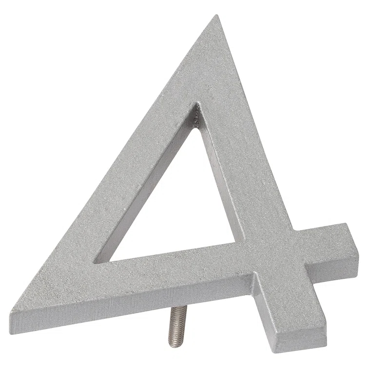 Montague Metal Products Inc. 4'' H Metal House Number