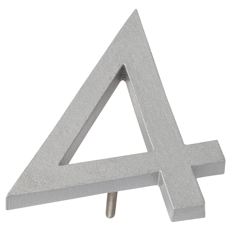 Montague Metal Products Inc. 4'' H Metal House Number