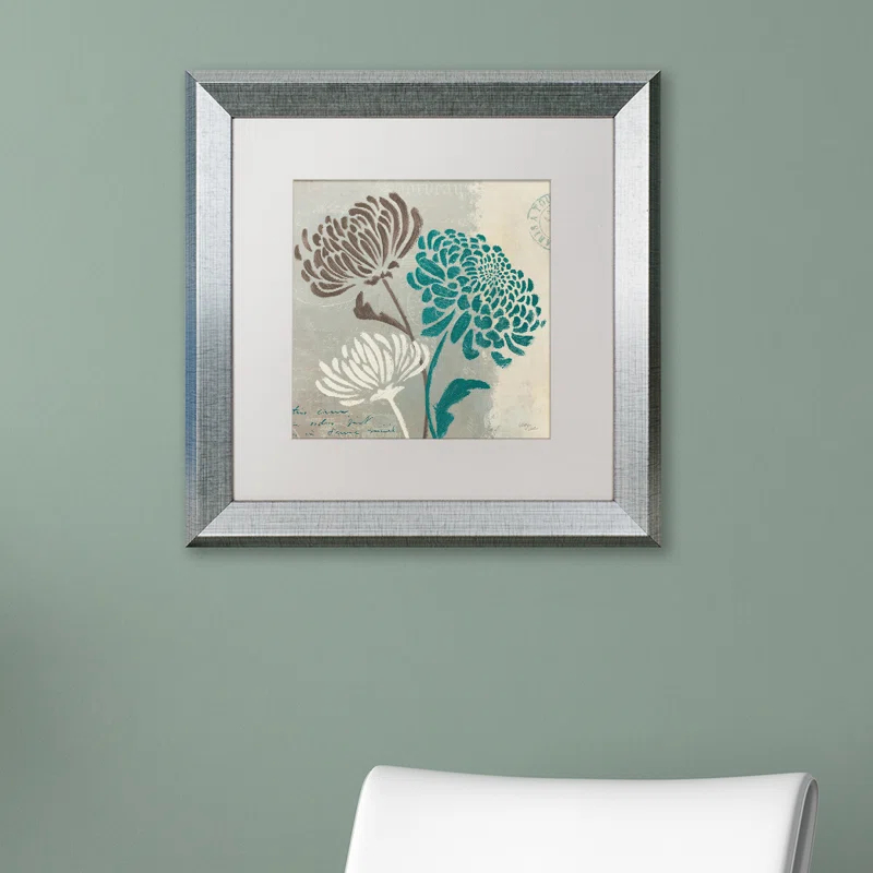 Trademark Fine Art " Chrysanthemums II " by Wellington Studio