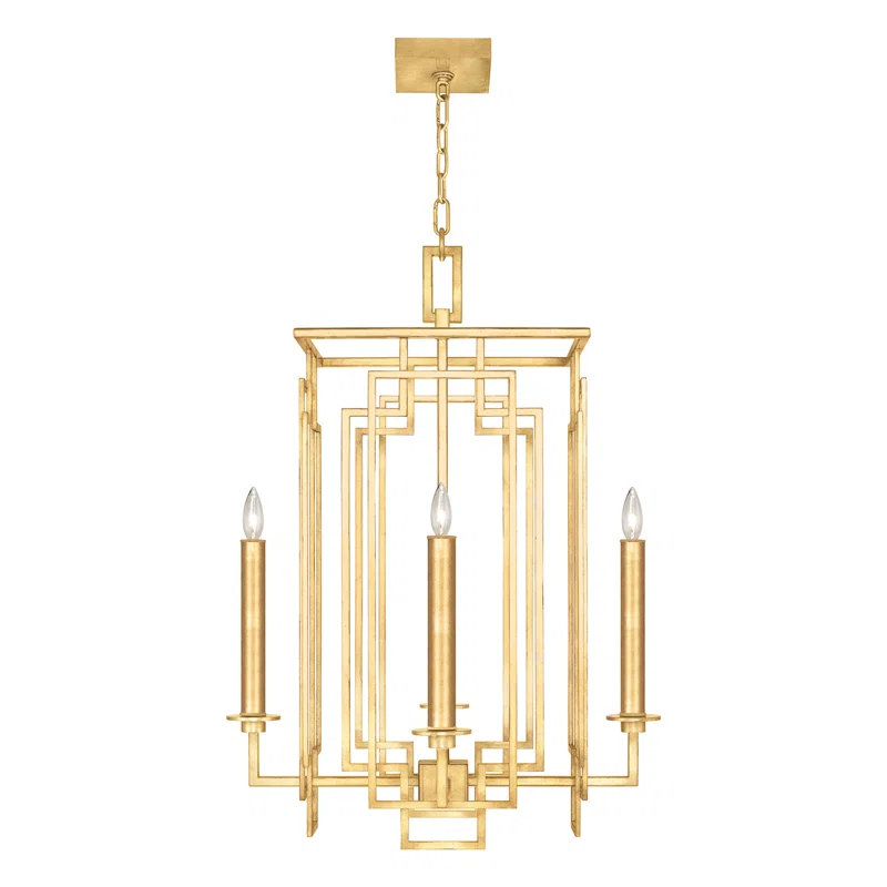 Fine Art Handcrafted Lighting Cienfuegos 22" Square Chandelier