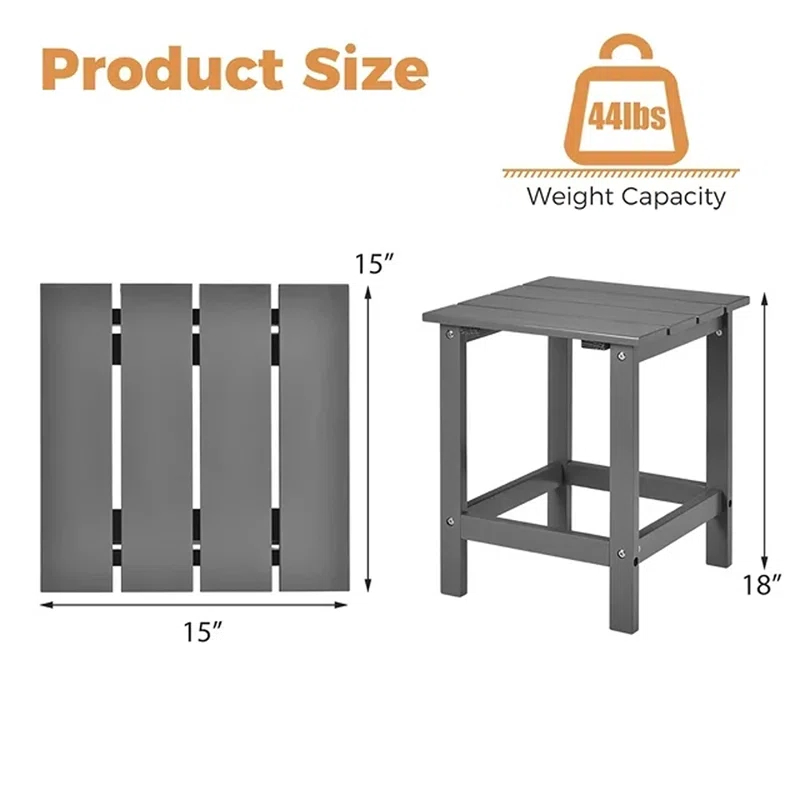 Costway Costway Solid Wood End Table
