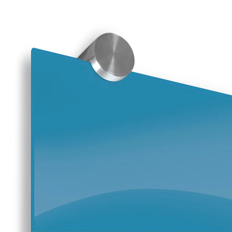 MooreCo Visionary Magnetic Wall Mounted Glass Dry Erase Board