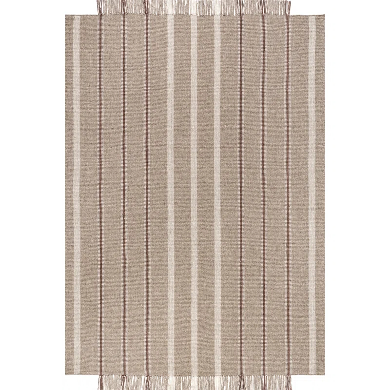 Frenshe Interiors x Rugs USA Frenshe Interiors x Rugs USA Toluca Striped Wool Area Rug