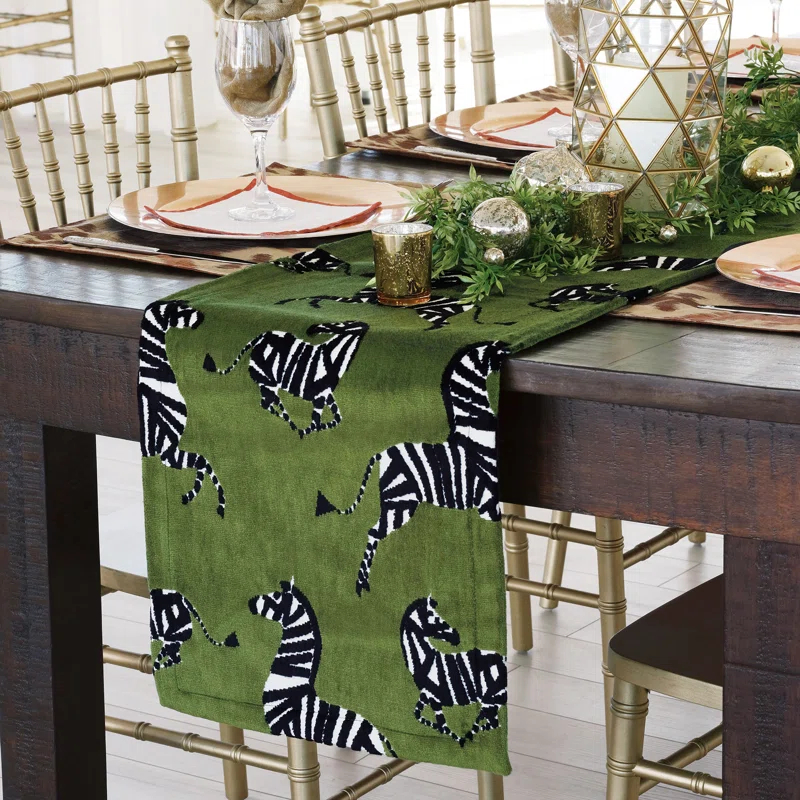 Eastern Accents Tenenbaum Zebra Table Runner