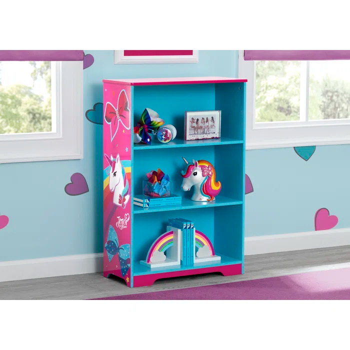 Delta Children Rainbow Unicorn Deluxe 37.5" Bookcase