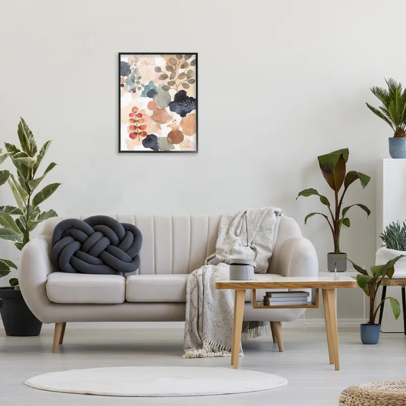 Stupell Industries Abstract Botanical Shape Collage Modern Boho Painting by Laura Horn - Painting