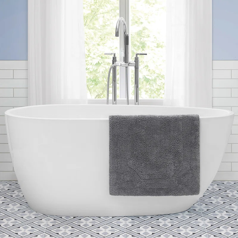 Laura Ashley Laura Ashley Reversible Cotton Bath Rug