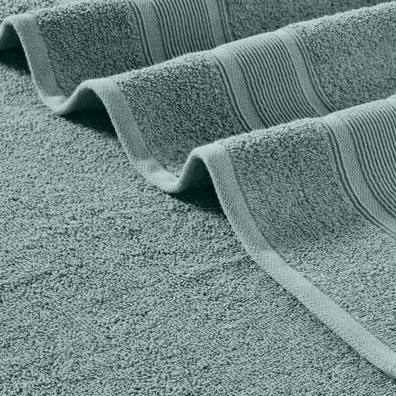 Modern Threads Modern Threads Capri 6-Piece Reversible Yarn Dyed Jacquard Towel Set - Bath Towels, Hand Towels, & Washcloths - Super Absorbent & Quick Dry