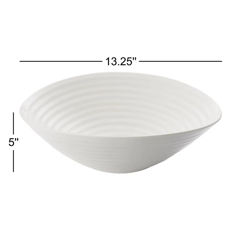 Portmeirion Sophie Conran White Salad Bowl