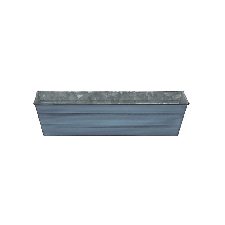 Winston Porter Dynamism Metal Window Box Planter
