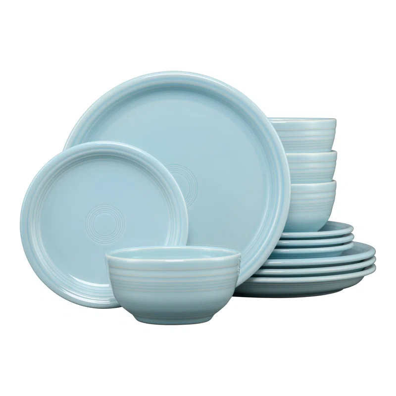 Fiesta Fiesta Bistro Coupe 12-Piece Dinnerware Set, Service for 4