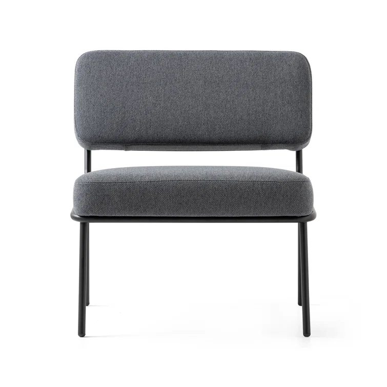 Sixty Upholstered Lounge Chair with Metal Frame