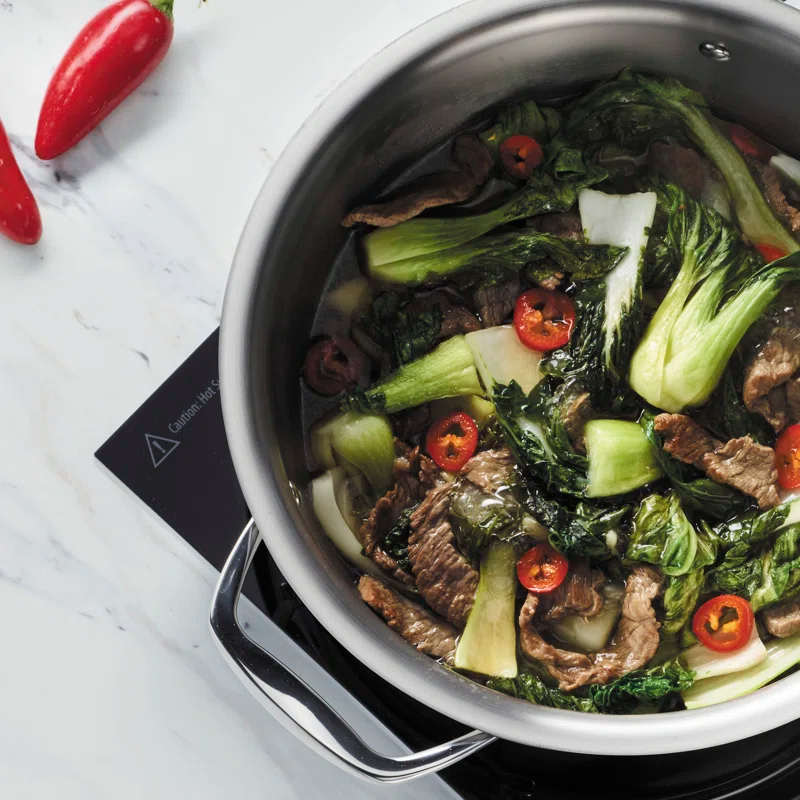 Tramontina 4 Qt Tri-ply Clad Covered Universal Pan