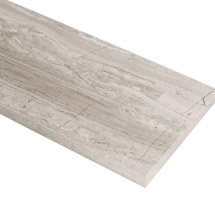 Apollo Tile 4 x 12 Wooden Grey Marble Subway Tile
