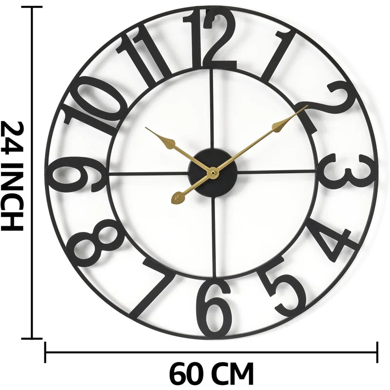 Sorbus Large 16" Numeral Analog Decorative Wall Clock