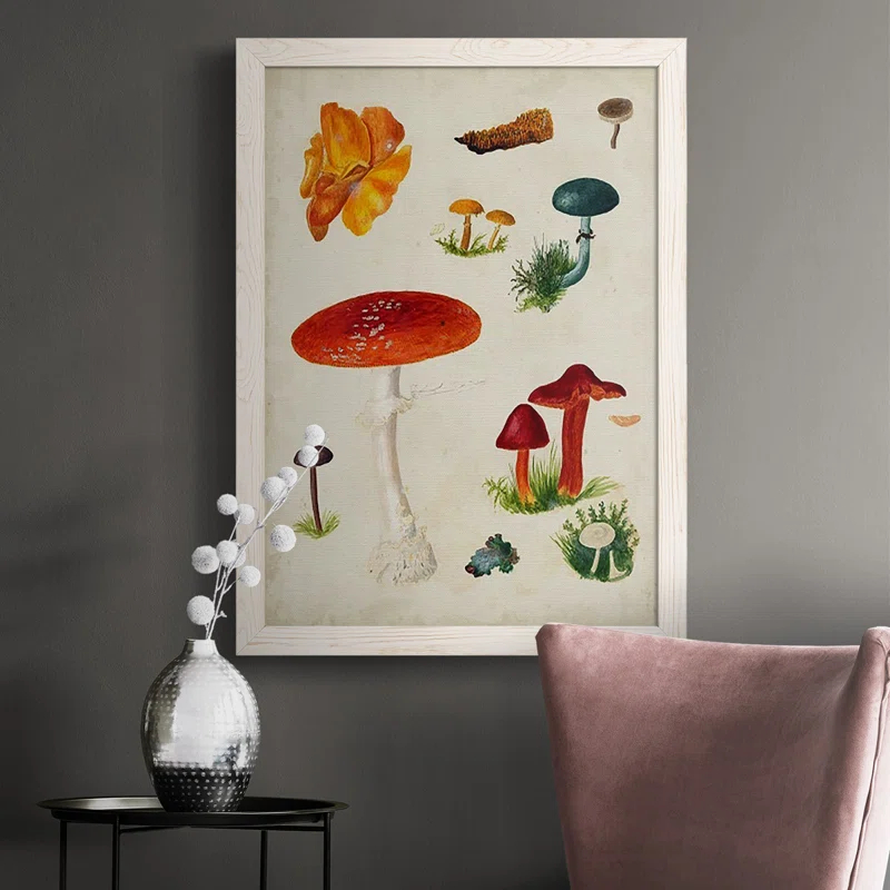 Wexford Home Mushroom Species VIII " Mushroom Species VIII " Painting Print