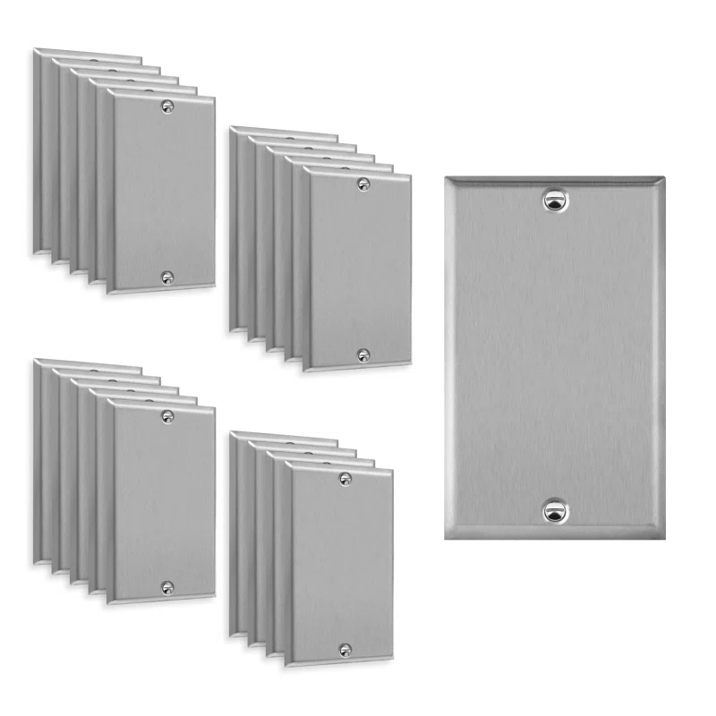 No Subject 1 - Gang Blank Standard Wall Plate