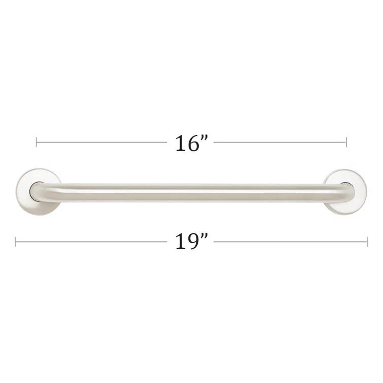 Seachrome Straight Bathroom Safety Grab Bar IGSS-160-QCR