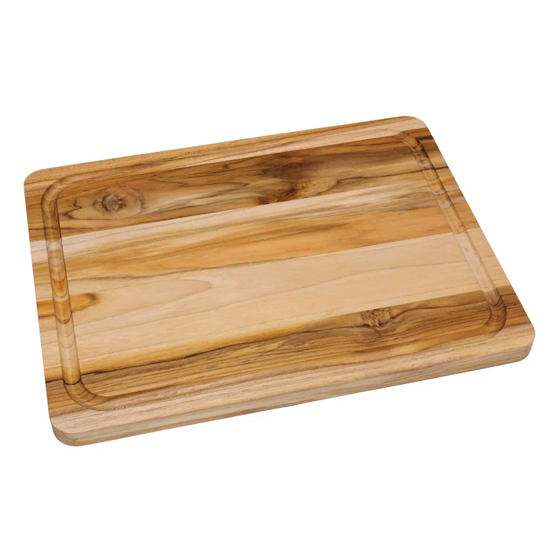 Lipper Teak Edge Grain Cutting Board, Large