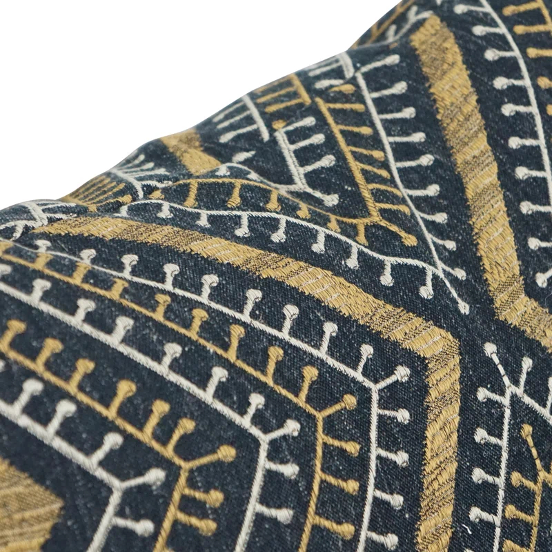 Blazing Needles Geometric Reversible Throw Pillow (Set of 2)