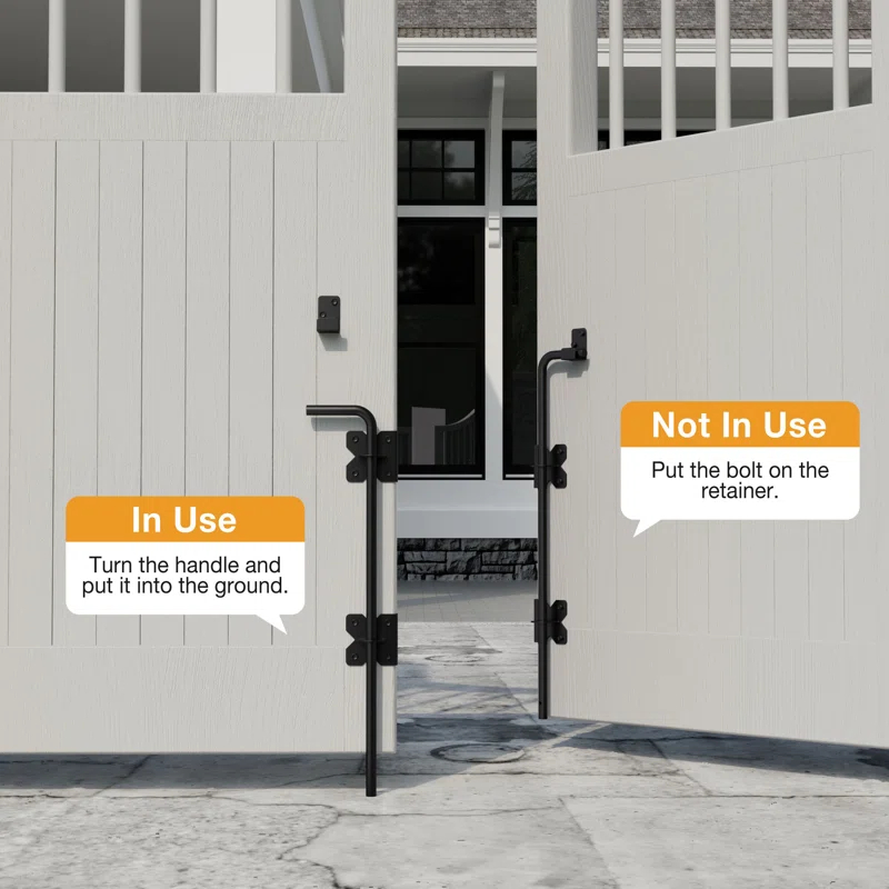 Lazio 18'' H x 3'' W Metal Fencing Kits