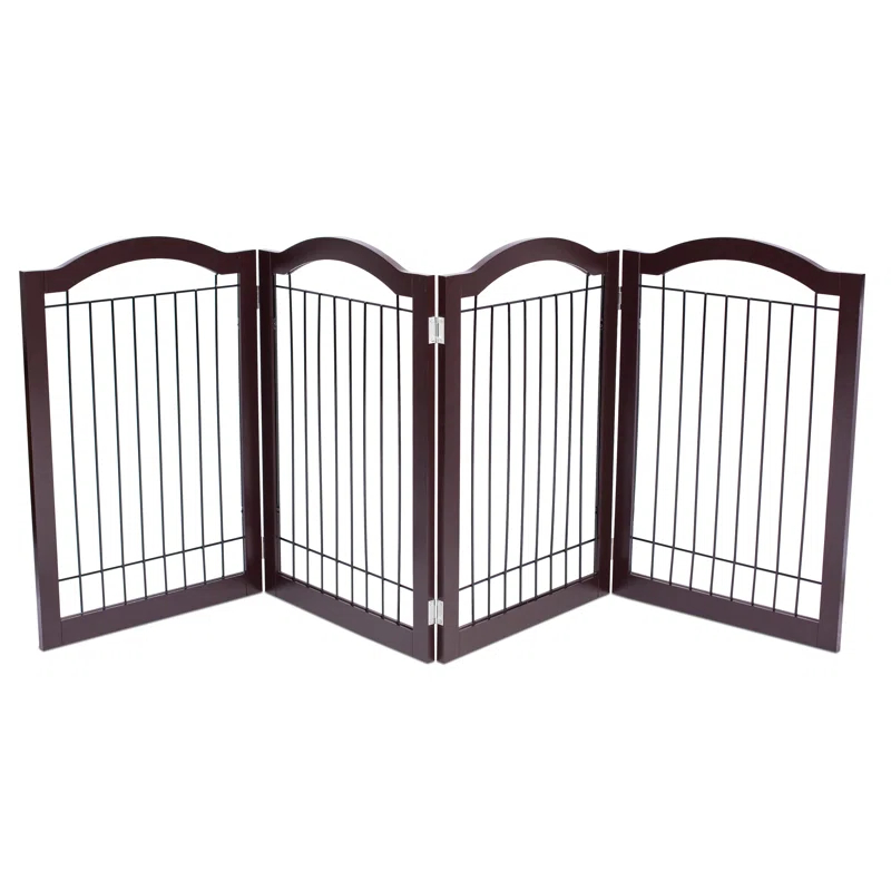 Wood Free Standing Pet Gate