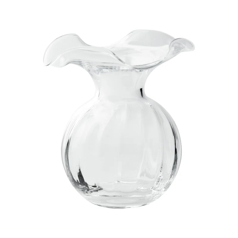 VIETRI Hibiscus Handmade Glass Table Vase