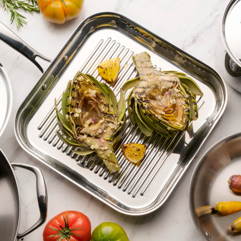 Tramontina Tramontina Gourmet Tri-Ply Clad 11" Grill Pan