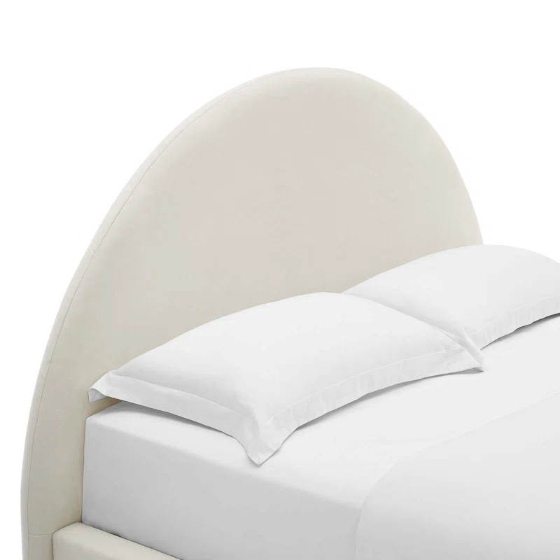 Modway Resort Performance Velvet Arched Round Platform Bed