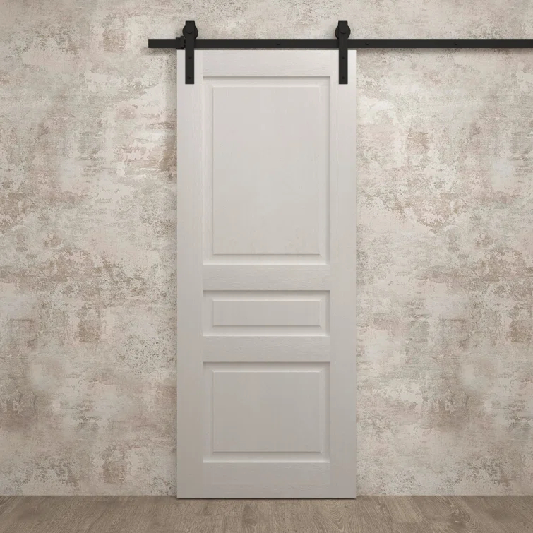 SARTODOORS Modern Barn Door | Ego 5012 | Rail Track Heavy Hardware Set | Solid Panel Interior Doors