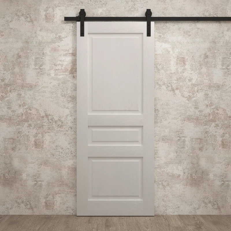 SARTODOORS Modern Barn Door | Ego 5012 | Rail Track Heavy Hardware Set | Solid Panel Interior Doors
