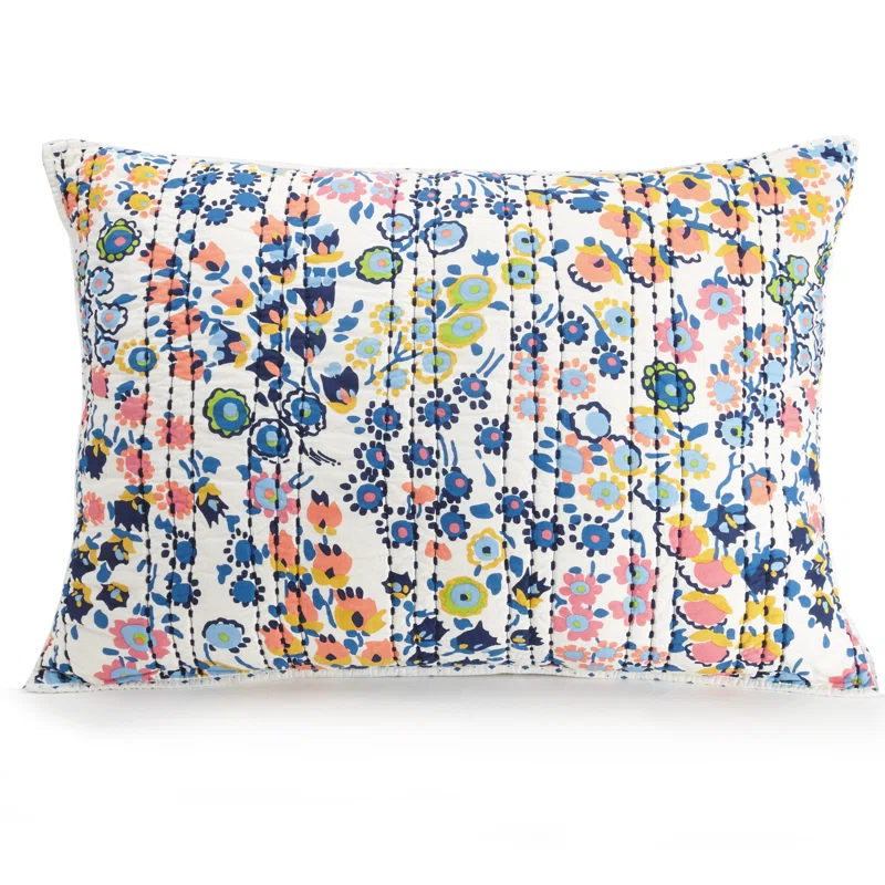 Vera Bradley Petite Floral Cotton Twill Pillow Sham