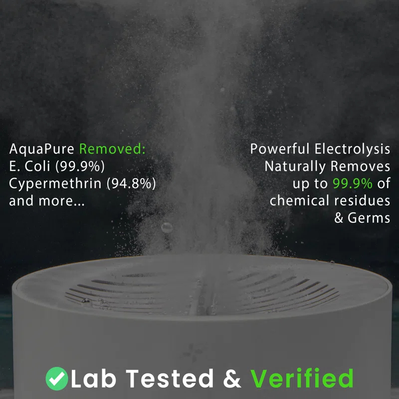 AquaPure AquaPure - Fruit and Vegetable Washing Machine, USB-Rechargeable Produce Purifier 3.94 x 1.97 in