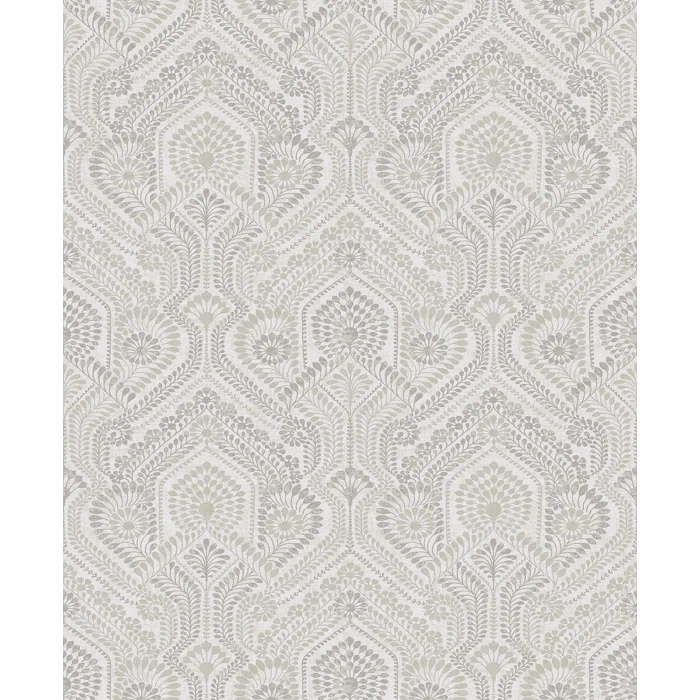 A-Street Prints Fernback Grey Ornate Botanical Wallpaper | Perigold