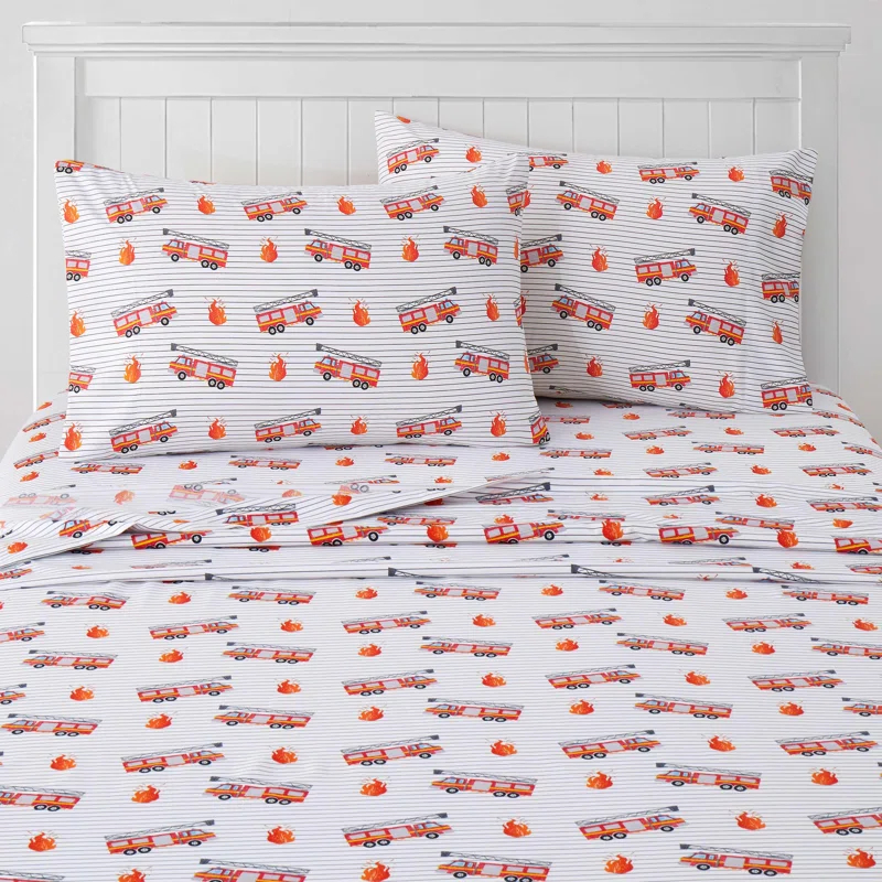 Sweet Home Collection Kids Printed Classic Microfiber Sheets