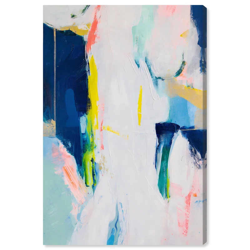 Art Remedy Dewdrop Harmony Canvas Modern Color Abstract by Art Remedy