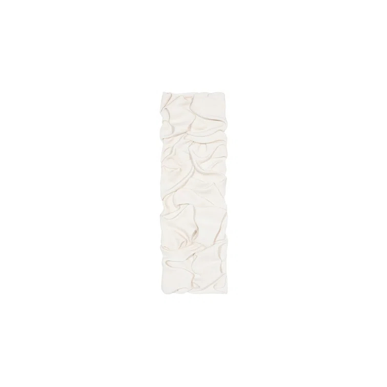 Phillips Collection Drape Runner Wall Art, White Stone
