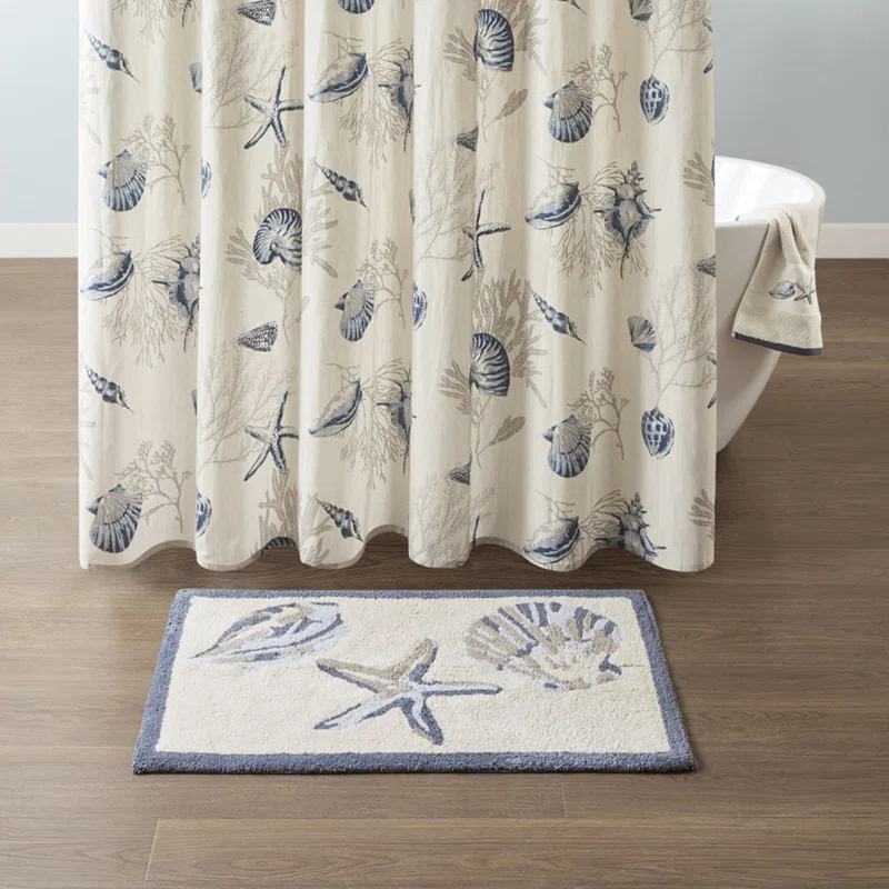Madison Park Bayside 100% Cotton Tufted Rug