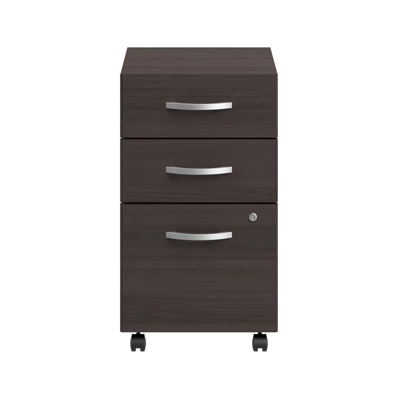 Bush Business Furniture Arrive 16'' Wide 3 -Drawer Mobile File Cabinet