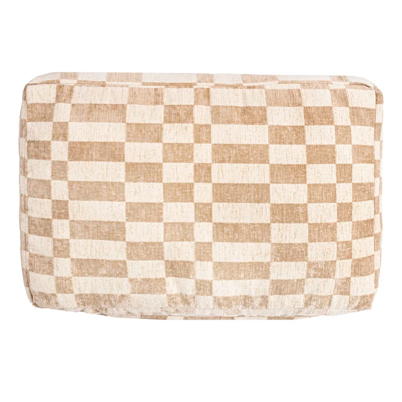 The Licker Store Mabel Designer Modern Ultra Soft Reversible Plush Rectangular Pet Bed with Washable Cover