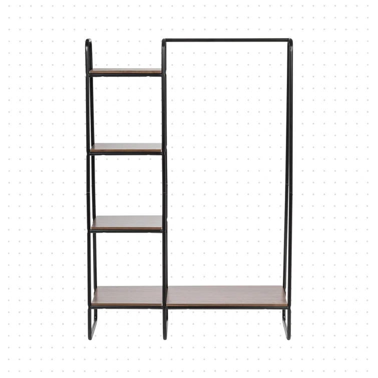 IRIS USA, Inc. Multi-Shelf Metal Garment Rack