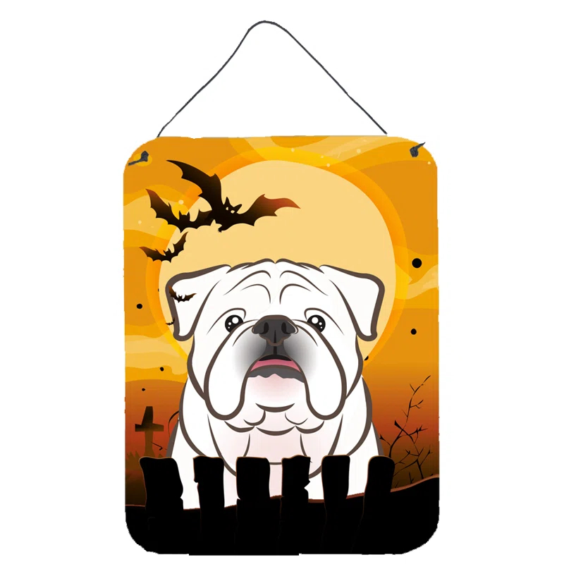 Caroline's Treasures Halloween Graphic Art on Plaque