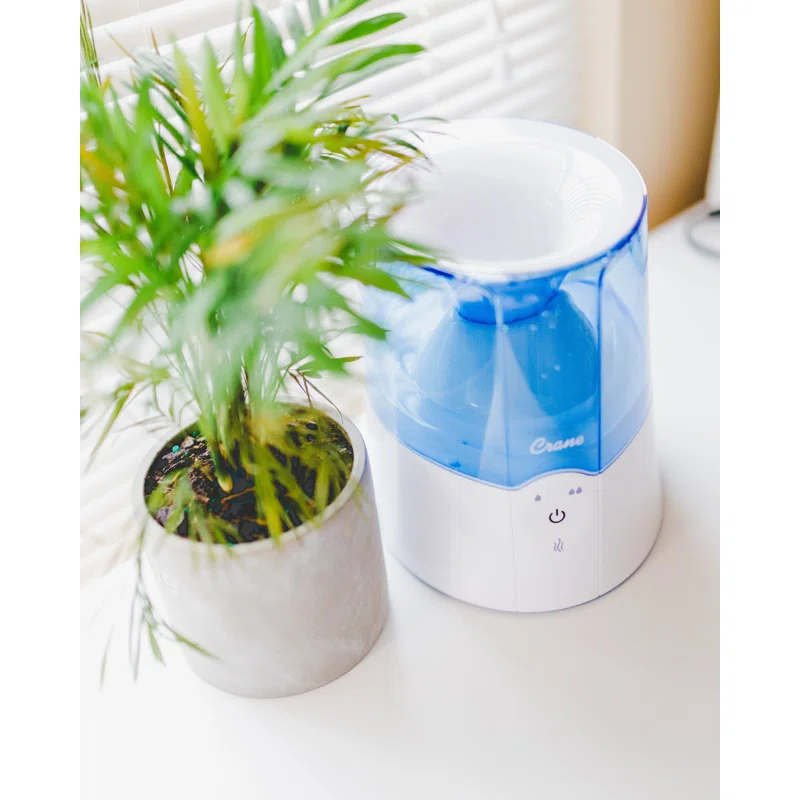 Crane USA Crane USA 0.5 Gallons Warm Mist Steam Tabletop Humidifier for 250 Cubic Feet