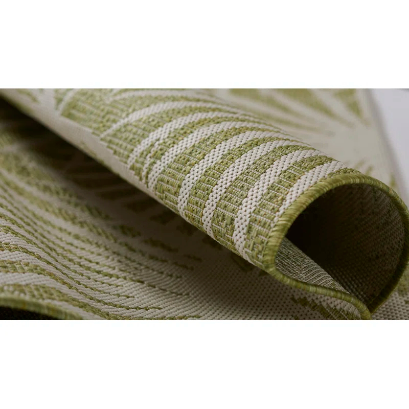 Novogratz Villa Floral Green/White Indoor / Outdoor Area Rug & Reviews | Wayfair