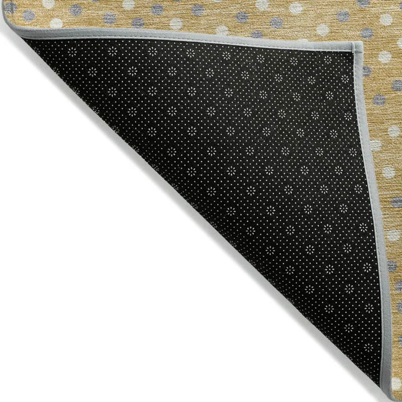 Machine Washable Indoor/Outdoor Chayden ACN1021 Taupe 1'8" x 2'6" Rug