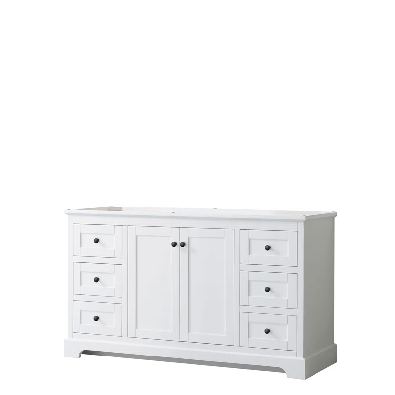 Wyndham Collection Avery 59" Single Bathroom Vanity Base Only