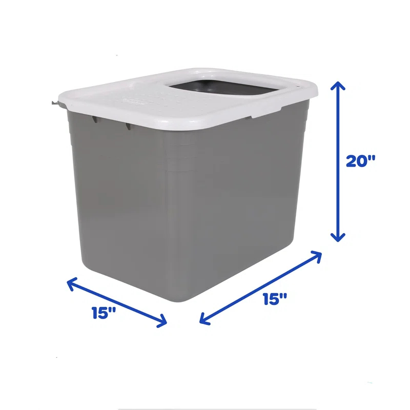 Plastic Enclosed Litter Box