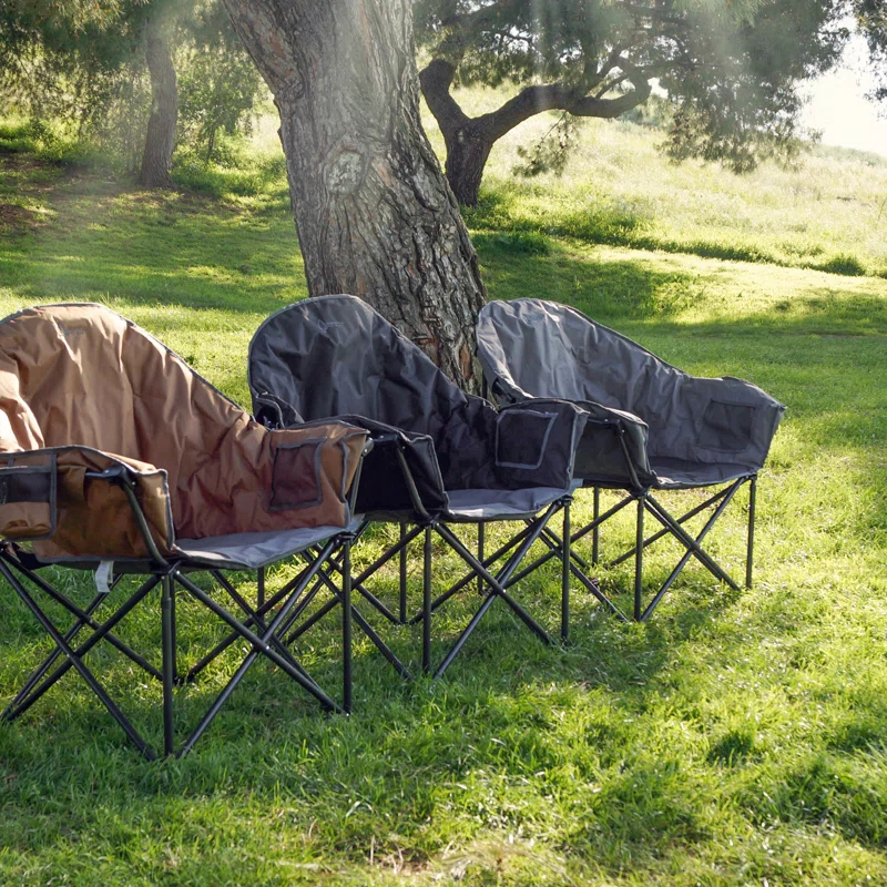 Folding Camping Chair with Cushions