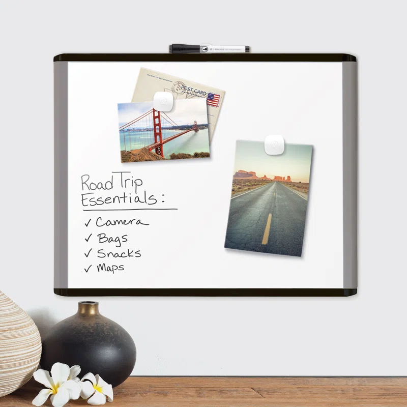 U Brands Wall Steel Magnetic Mini - Up To 2' Whiteboard